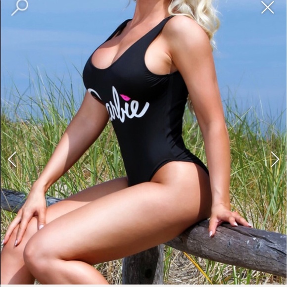 Barbie swimsuit one piece bodysuit costume rave - Picture 1 of 8